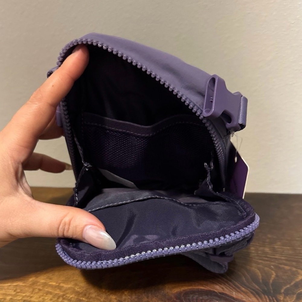 Compact Crossbody Bag - Purple - Picture 2 of 3